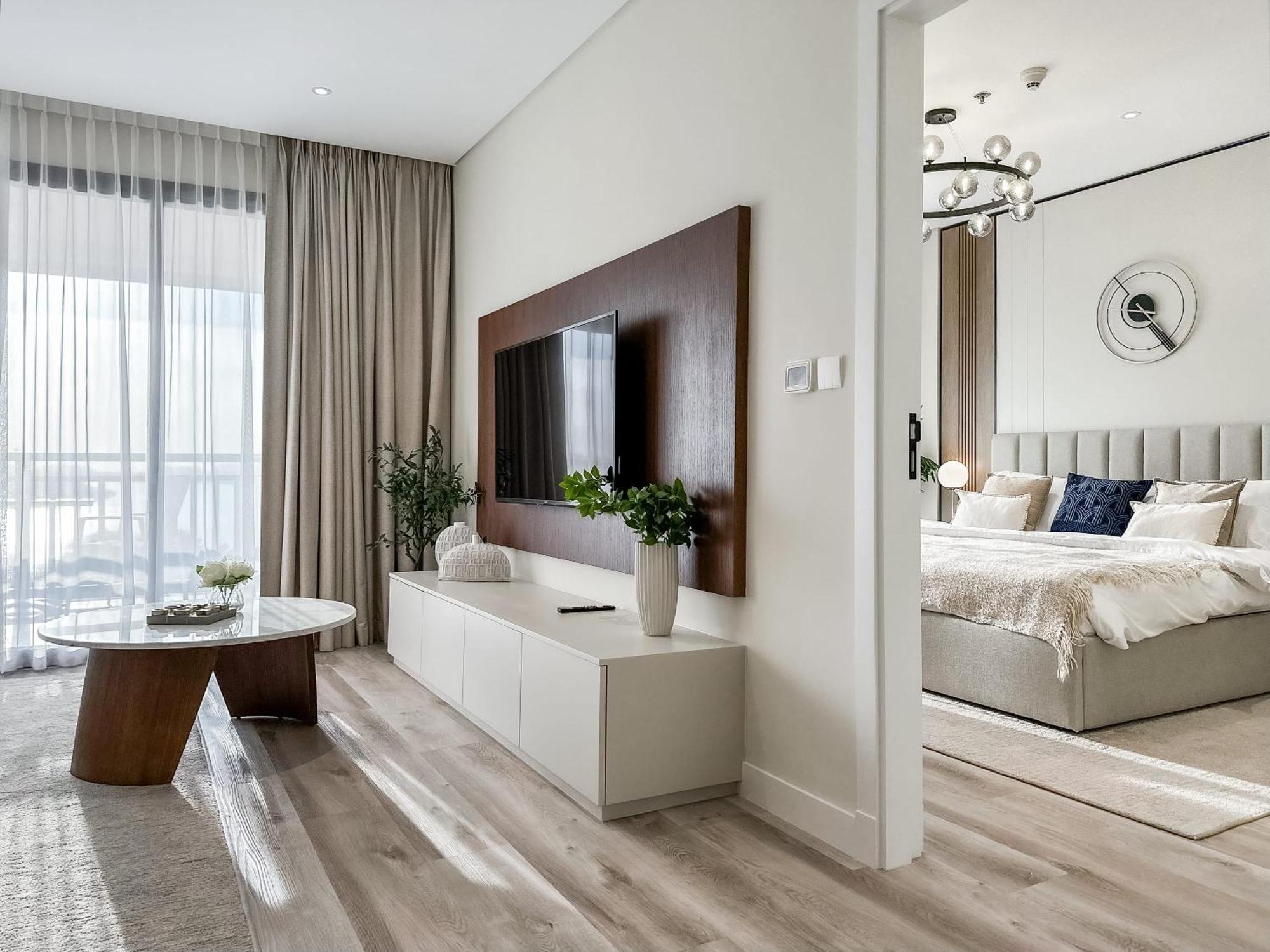 Relaxing 1 Bedroom Apartment At 5 Star Resort 迪拜 外观 照片